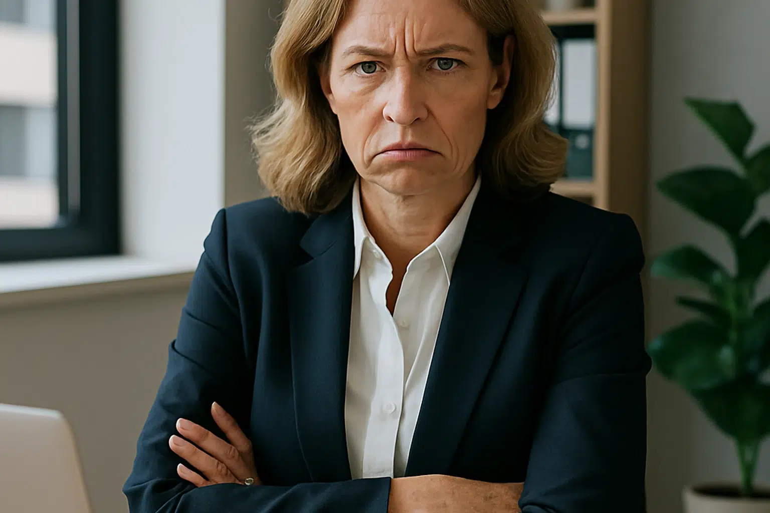 Personne fachée